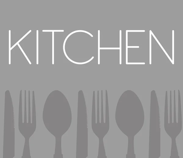 Design utensile da cucina — Vettoriale Stock