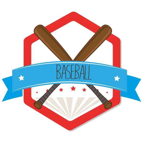 Baseball design sportif — Image vectorielle