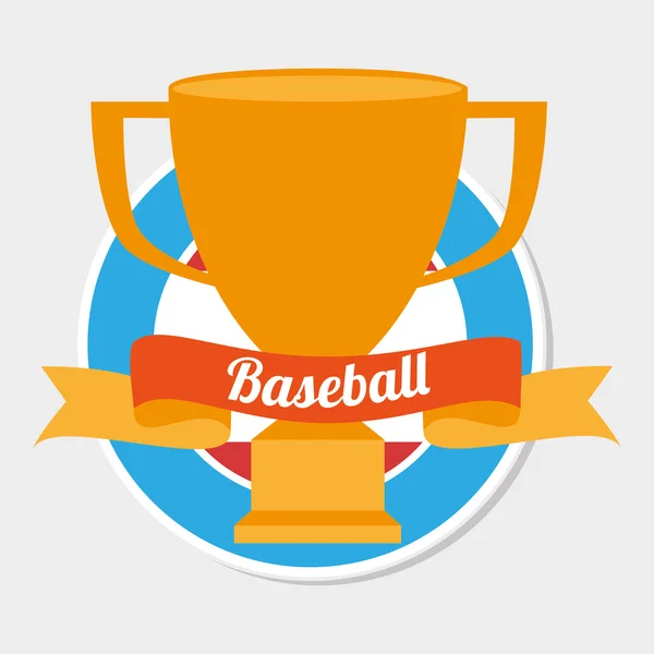 Baseball design sportif — Image vectorielle