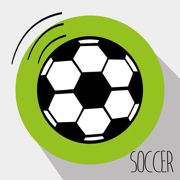 Fútbol fútbol diseño — Vector de stock