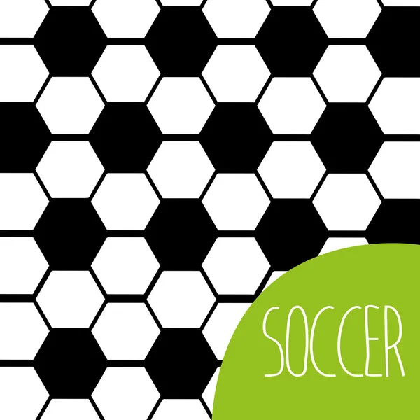 Fútbol fútbol diseño — Vector de stock
