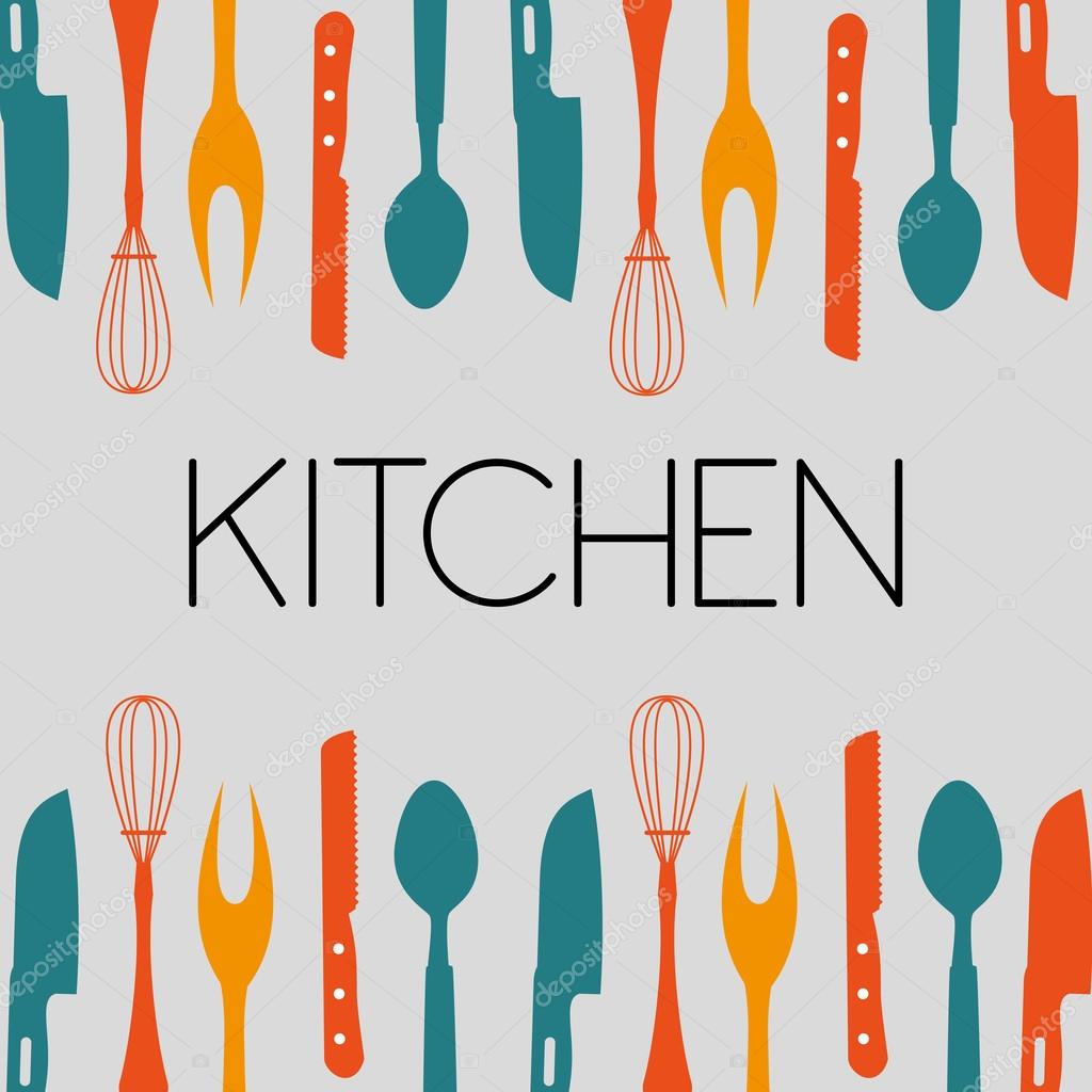 Kitchen tool design Stock Vector by ©yupiramos 86648844