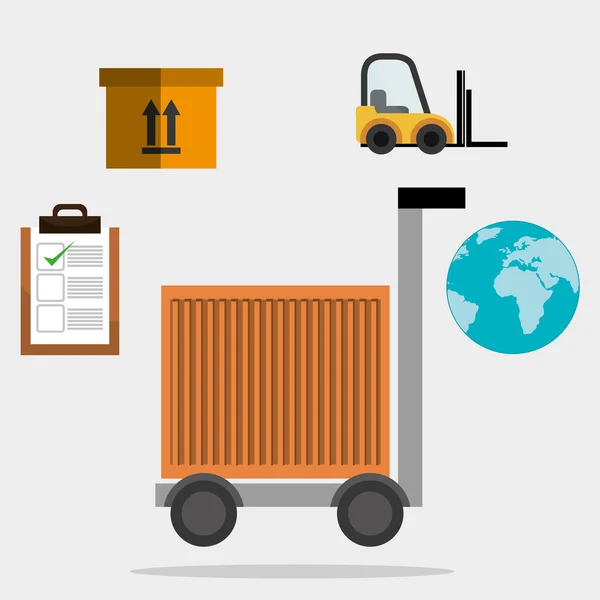 Usługi logistyczne — Wektor stockowy