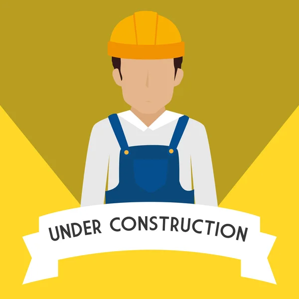 En construcción diseño — Vector de stock