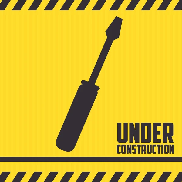 Under construction  design — Stock Vector