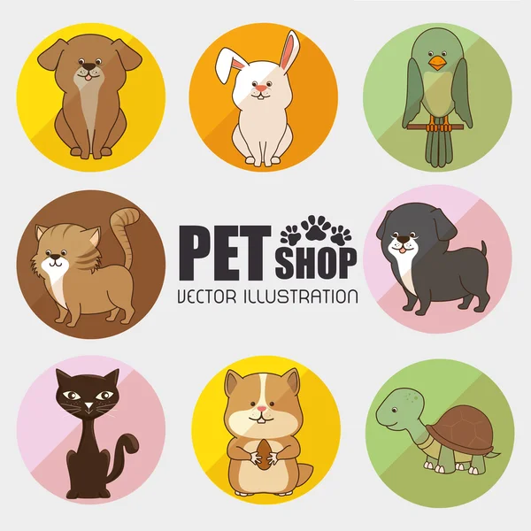 Pet shop — Stock Vector