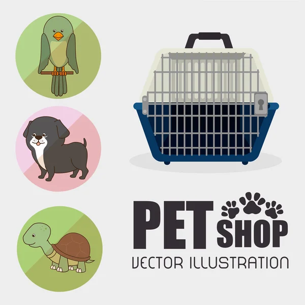 Pet shop — Stock Vector