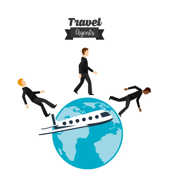 Travel agency — Stock Vector