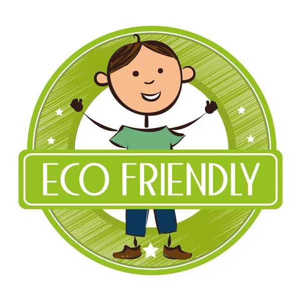 Go green and ecology — Stock Vector