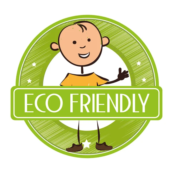 Go green and ecology — Stock Vector