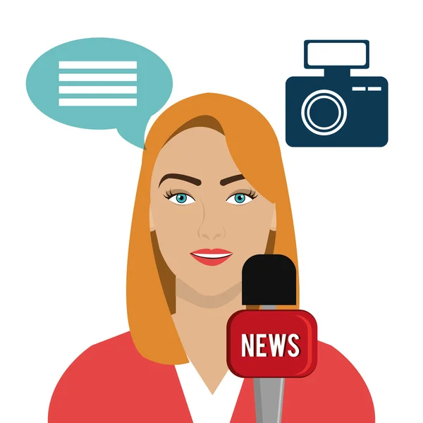 Журналістика та новини онлайн-медіа — стоковий вектор