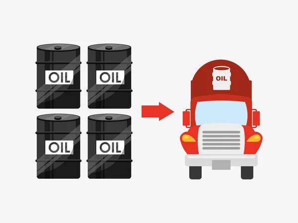 Oil industry  design — Stock Vector