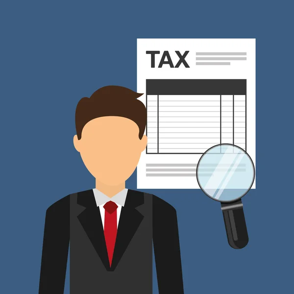 Σχέδιο πληρωμής φόρου — Διανυσματικό Αρχείο