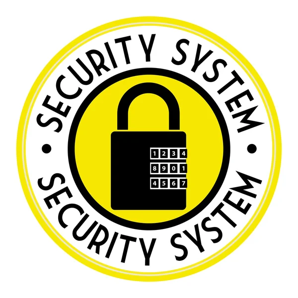 Sistema de seguridad y vigilancia — Vector de stock