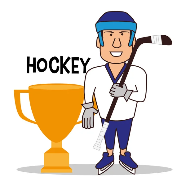 Hockey-Sport-Design — Stockvektor