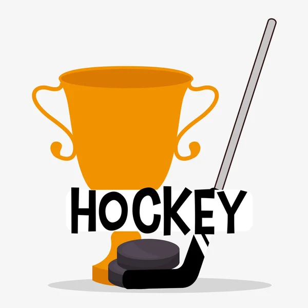 Hockey Design sportivo — Vettoriale Stock