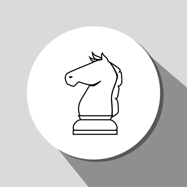 Jogo de xadrez ícone design , —  Vetores de Stock
