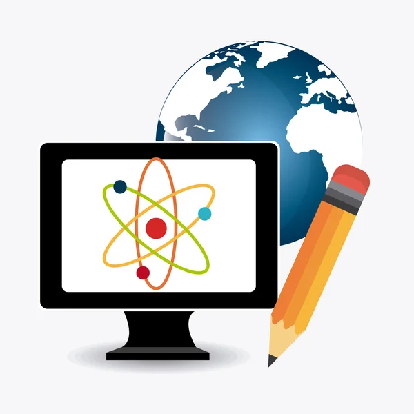 Voltar ao design da temporada escolar . —  Vetores de Stock