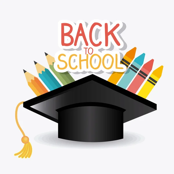 Back to school season design. — Stock Vector