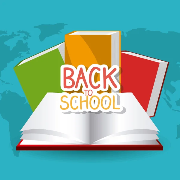 Back to school season design. — Stock Vector