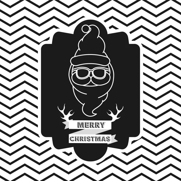 Weihnachten im Hipster-Stil — Stockvektor