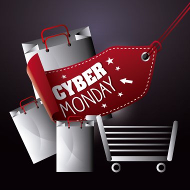 Tasarım alışveriş Cyber Pazartesi.