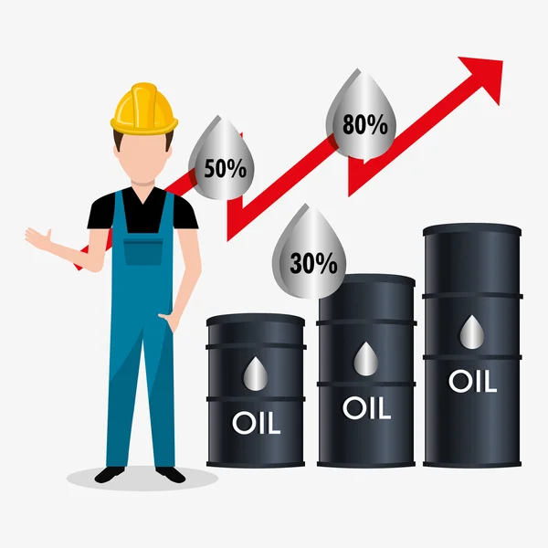 Projeto de economia de preços de combustível —  Vetores de Stock