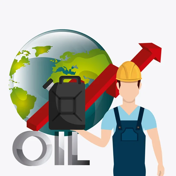 Precios de combustible economía diseño — Vector de stock