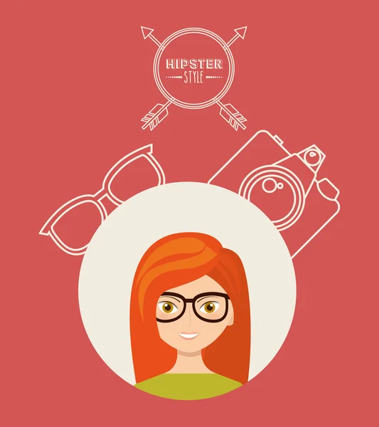 Foto de estilo retro — Vector de stock