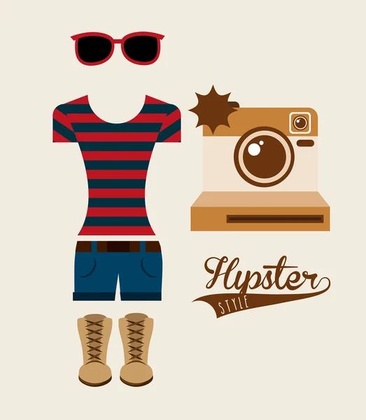 Foto de estilo retro — Vector de stock