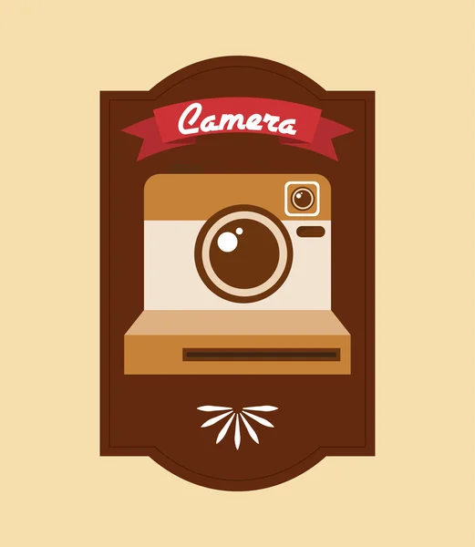 Diseño de cámara retro — Vector de stock