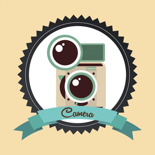 Retro camera design — Stockvector