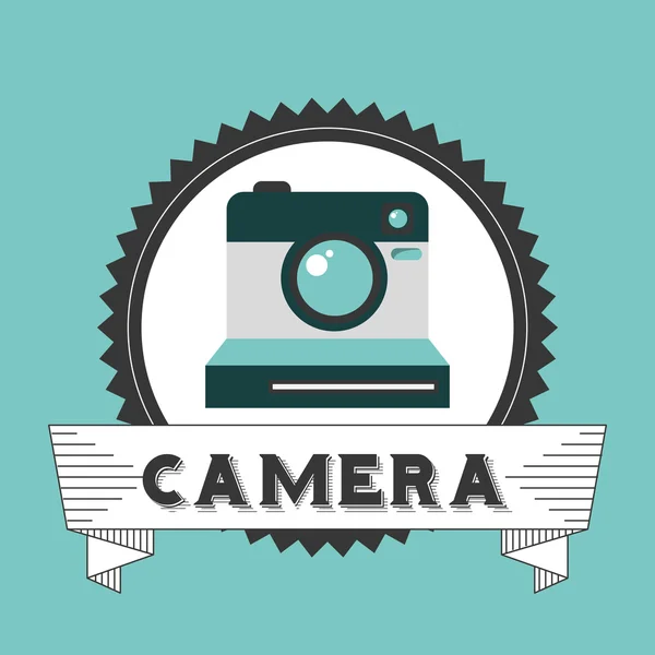 Retro camera design — Stock Vector