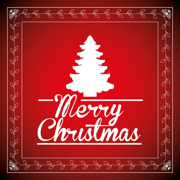 Merry christmas ontwerp — Stockvector