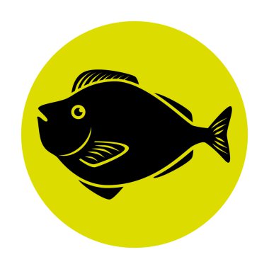 Balık simgesini grafik tasarım