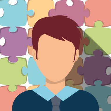 İş çözümleri simgeleri tasarım.