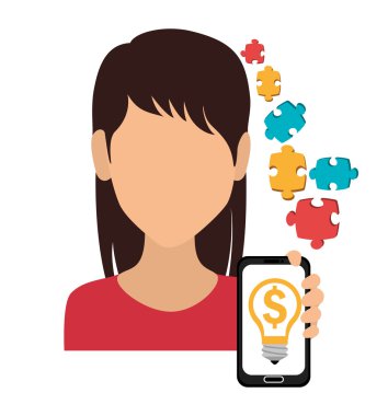 İş çözümleri simgeleri tasarım.