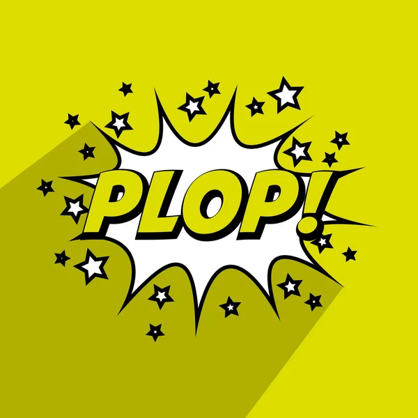 Bolla di pop art comica — Vettoriale Stock