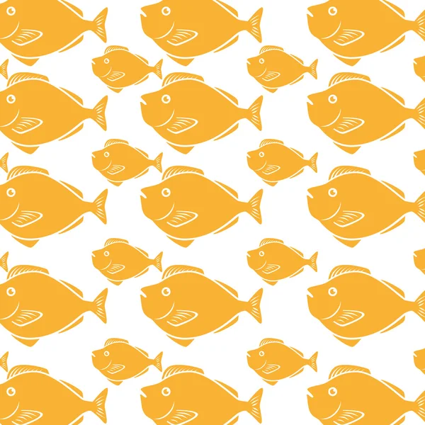 Icona pesce design grafico — Vettoriale Stock