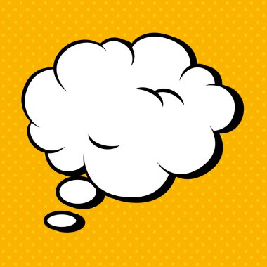 Tasarım pop sanat komik kabarcıklar