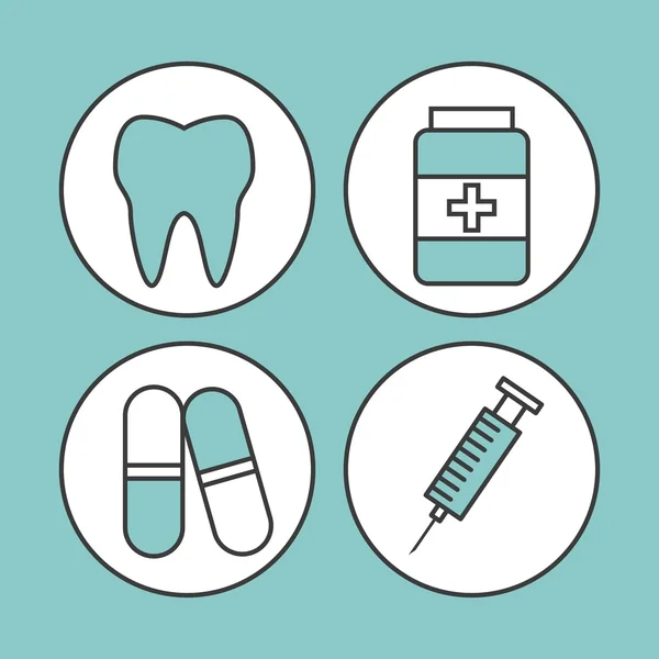 Gezondheidszorg conceptontwerp — Stockvector