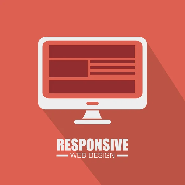 Responsive web design — Stock Vector