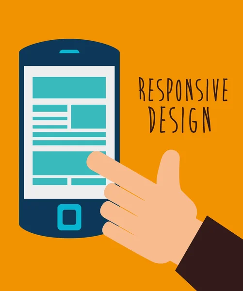 Responsive Webdesign — Stockvektor