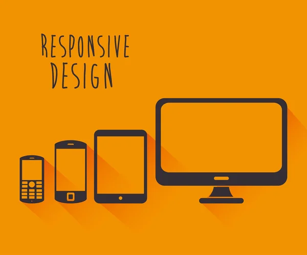 Responsive Webdesign — Stockvektor