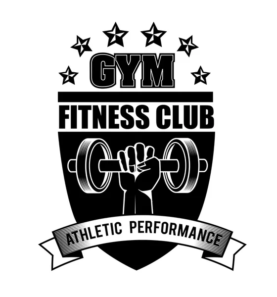 Diseño de estilo de vida gimnasio y fitness — Vector de stock