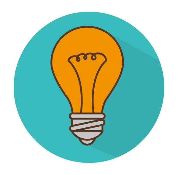 Bulb icon design. — Stock Vector