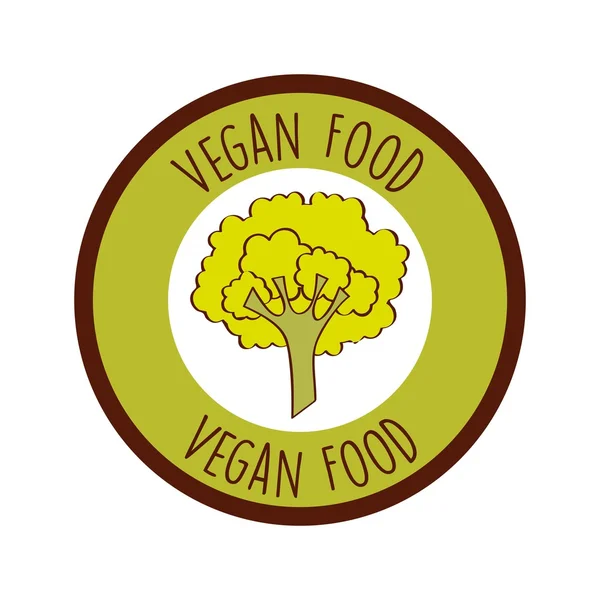 Vegan food design — Stock Vector