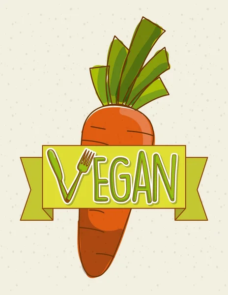 Σχεδιασμό τροφίμων vegan — Διανυσματικό Αρχείο