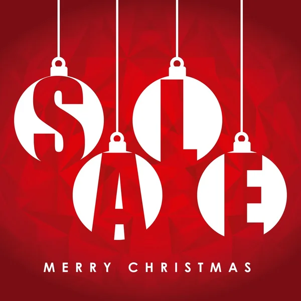 Design di vendita di Natale — Vettoriale Stock