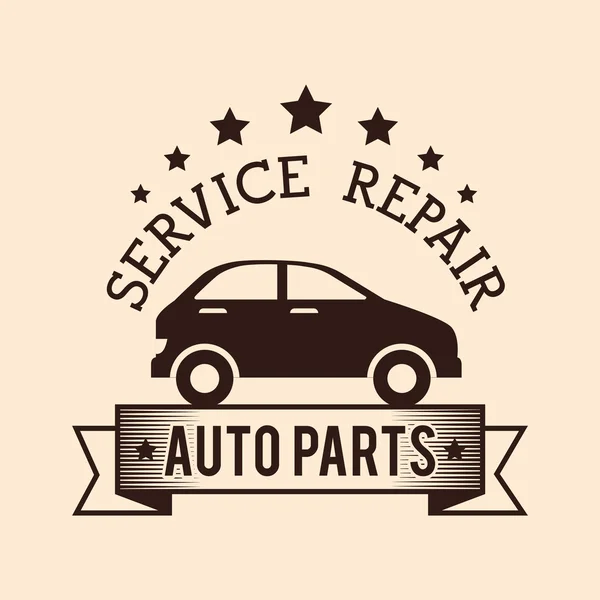 Vehicle service repair — Stock Vector